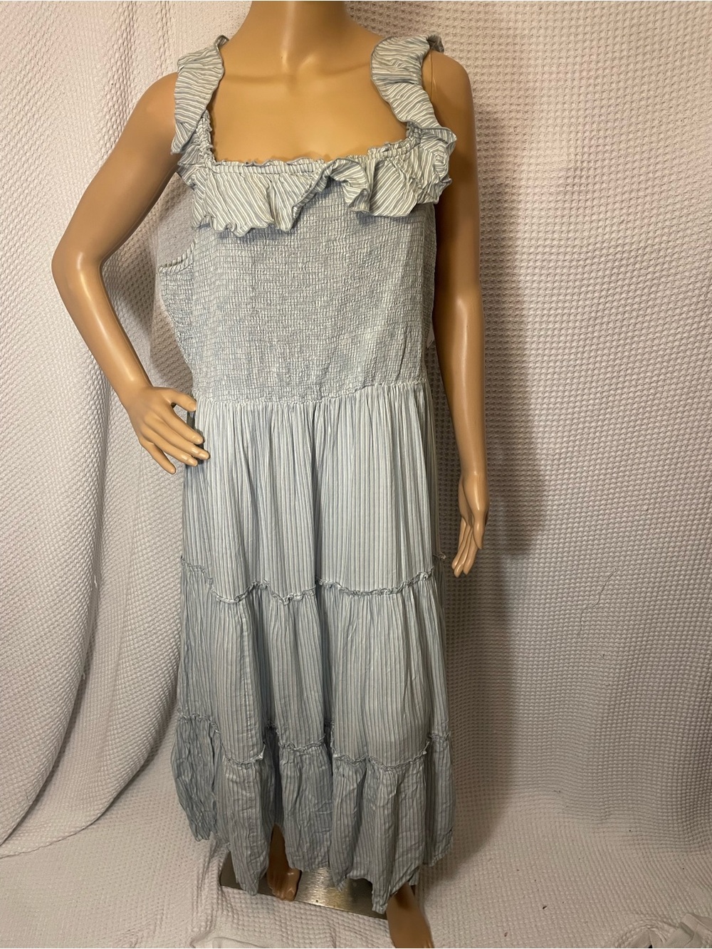 Old Navy Baby Blue Summer Maxi Dress Size  XL NWT